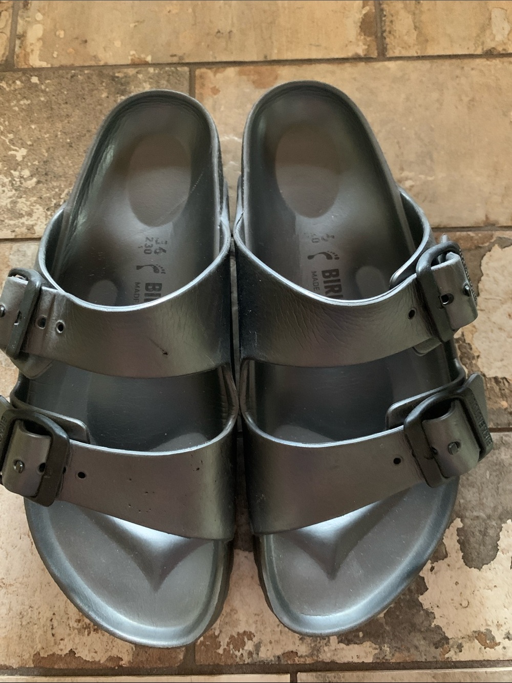 RUBBER BIRKENSTOCK SANDALS